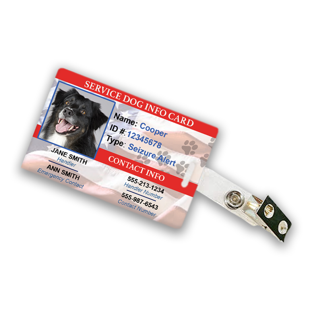 Service dog ID card