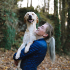 Kay B.'s service dog
